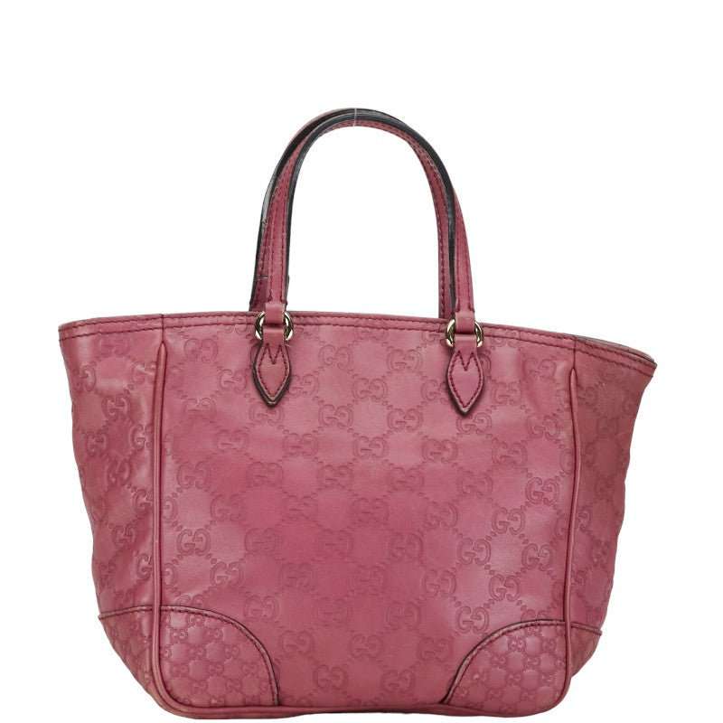 Gucci Leather Guccissima 2WAY Handbag 353121 Pink in Very Good Condition