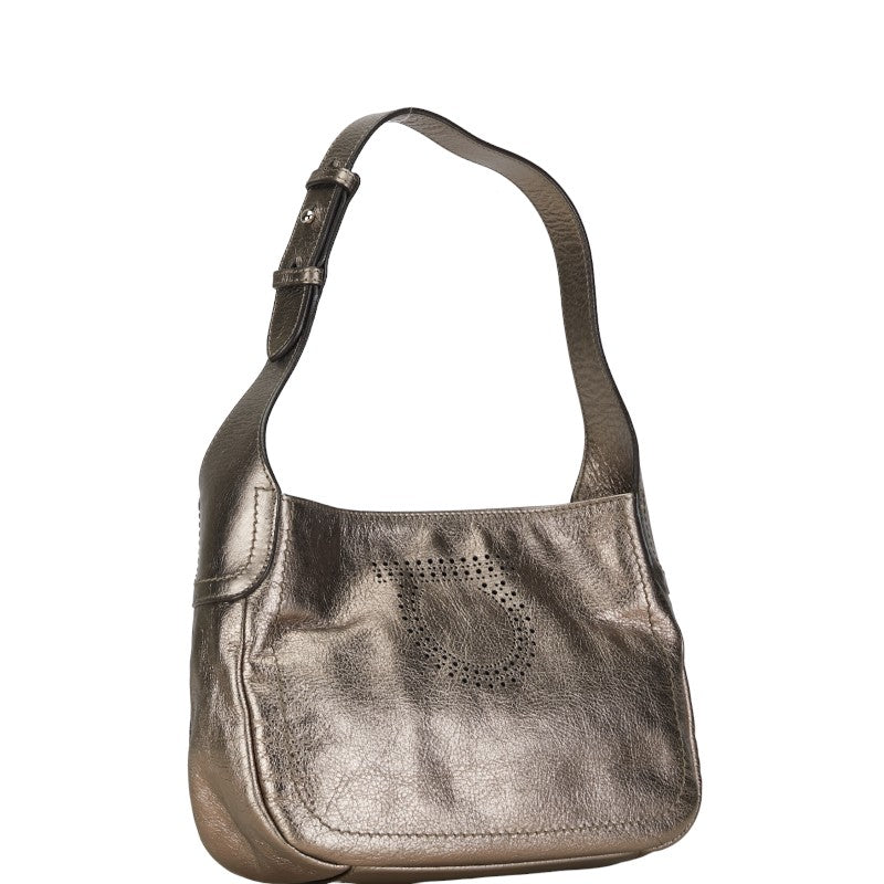 Salvatore Ferragamo Leather Gancini Shoulder Bag