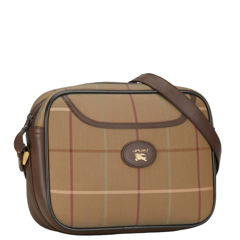 Burberry Nova Check Crossbody Bag Canvas Shoulder Bag in Good condition