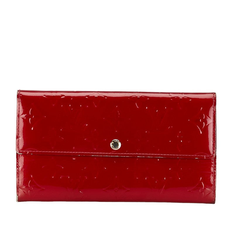 Louis Vuitton Vernis Sarah Wallet M93530 Red