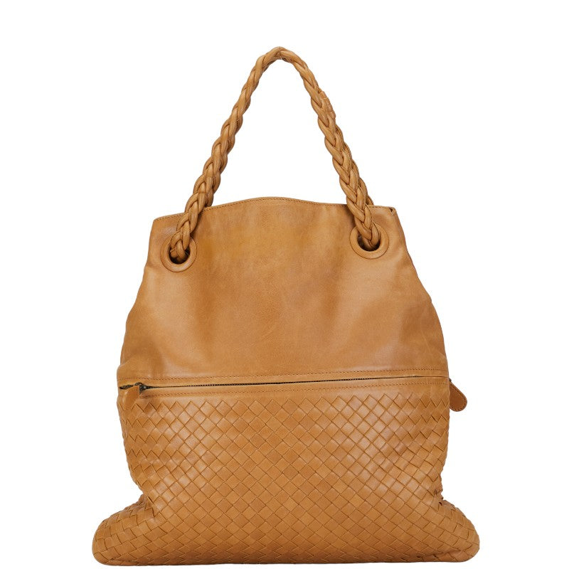Bottega Veneta Intrecciato Julie Tote  Leather Handbag in Good condition