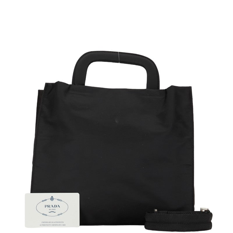 Prada Tessuto Logo Handbag  Canvas Handbag B8901 in Good condition