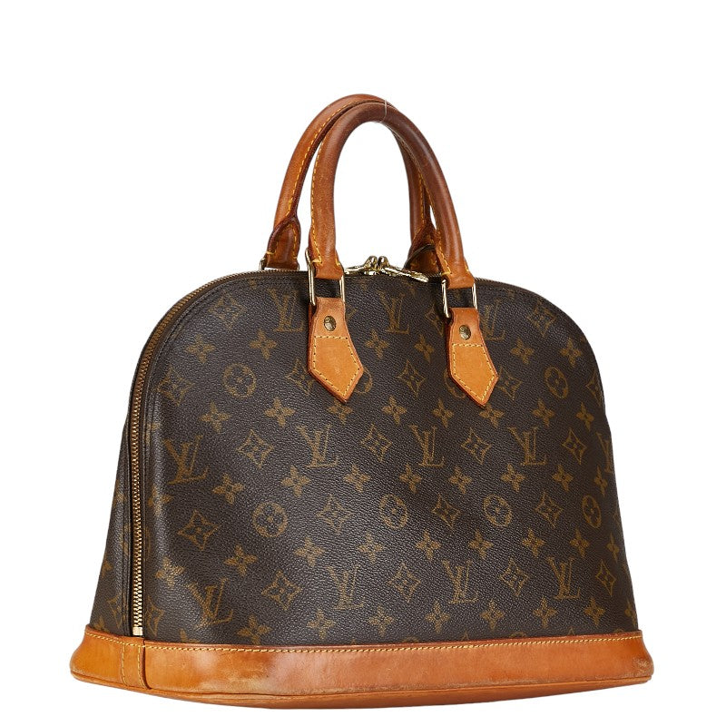 Louis Vuitton Alma Canvas Handbag M51130 in Good condition