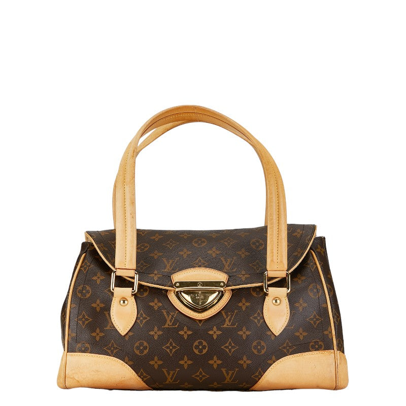 Louis Vuitton Monogram Beverly GM Handbag Shoulder Bag M40120 Brown PVC Leather in Very Good Condition