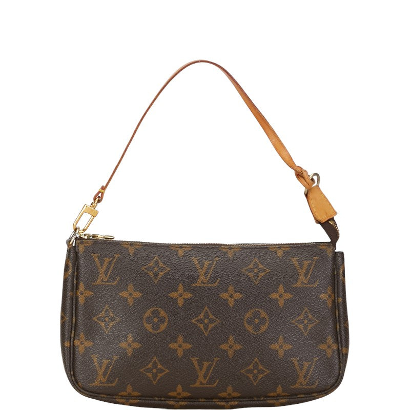 Louis Vuitton Monogram Pochette Accessoires Shoulder Bag M51980 Brown PVC Leather in Very Good Condition