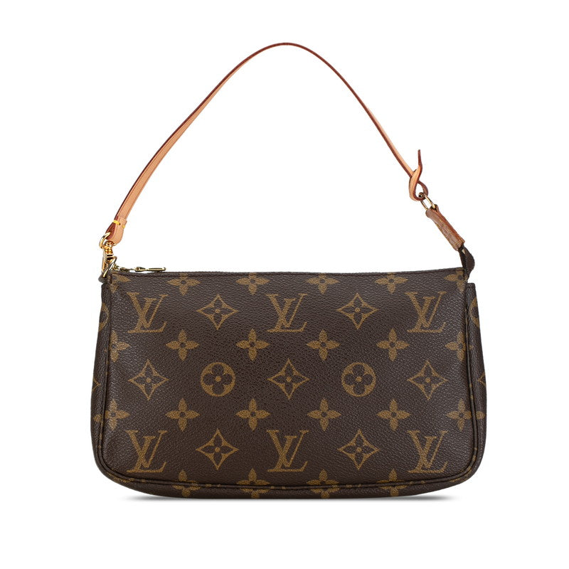 Louis Vuitton Pochette Accessoires Canvas Handbag M51980 in Excellent condition