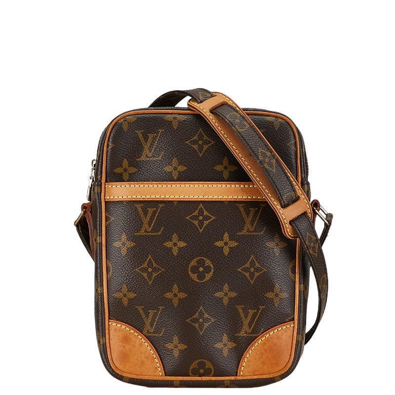 Louis Vuitton Monogram Danube Shoulder Bag M45266 Brown PVC Leather in Very Good Condition