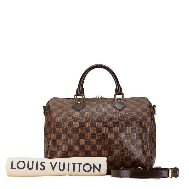 Louis Vuitton Damier Speedy Bandouliere 30 Handbag N41367 in Very Good Condition