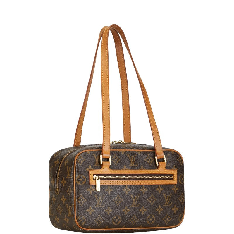 Louis Vuitton Cite MM Canvas Shoulder Bag M51182 in Good condition