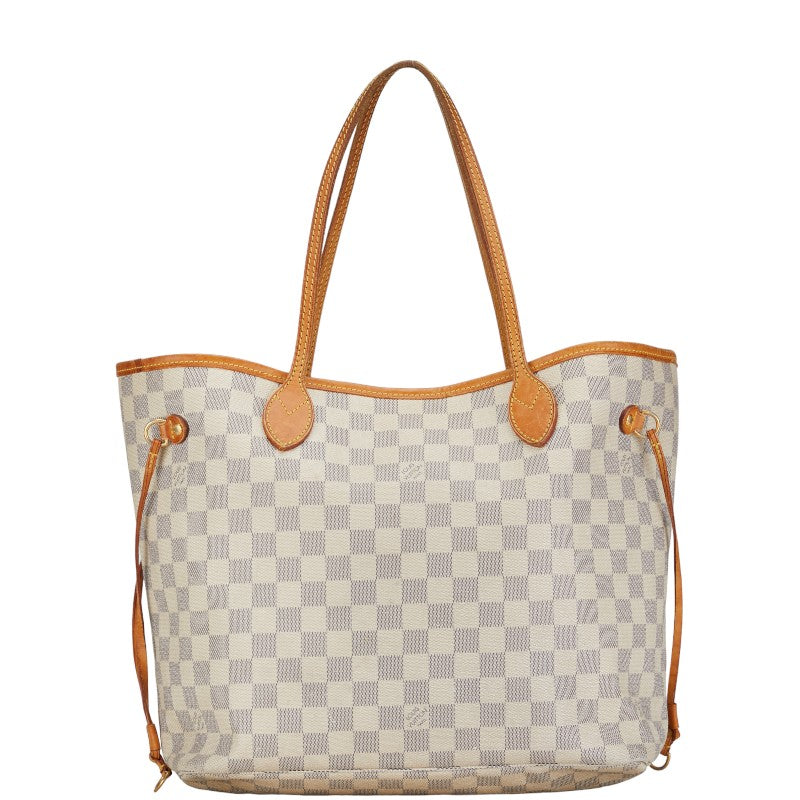Louis Vuitton Neverfull MM Canvas Tote Bag N51107 in Good condition