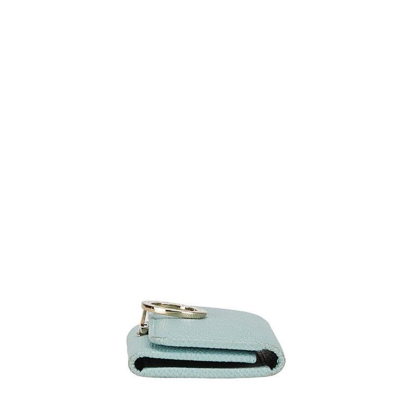 Bvlgari Leather Key Case Green