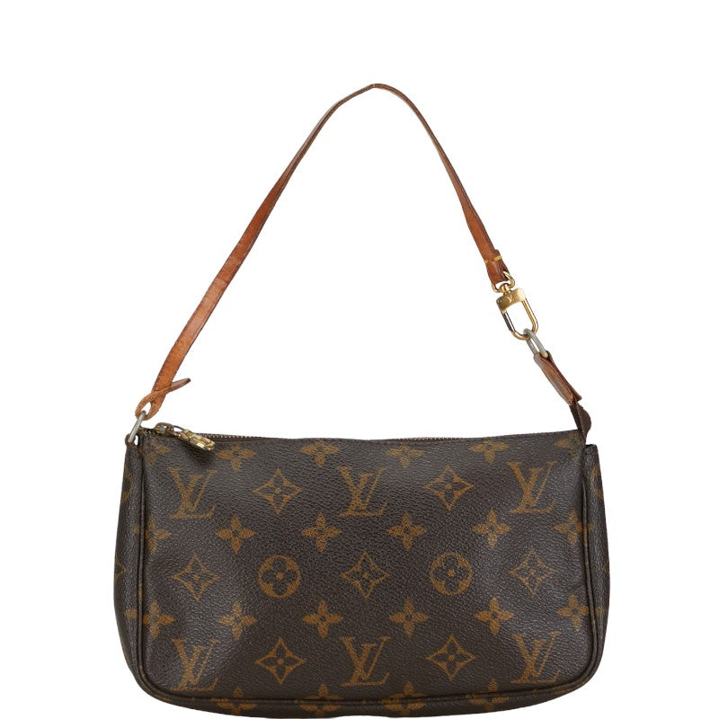 Louis Vuitton Pochette Accessoires Canvas Handbag M51980 in Fair condition