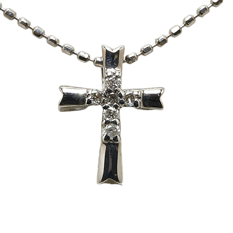 Other 10k Gold Diamond Cross Pendant  Metal Necklace in Excellent condition