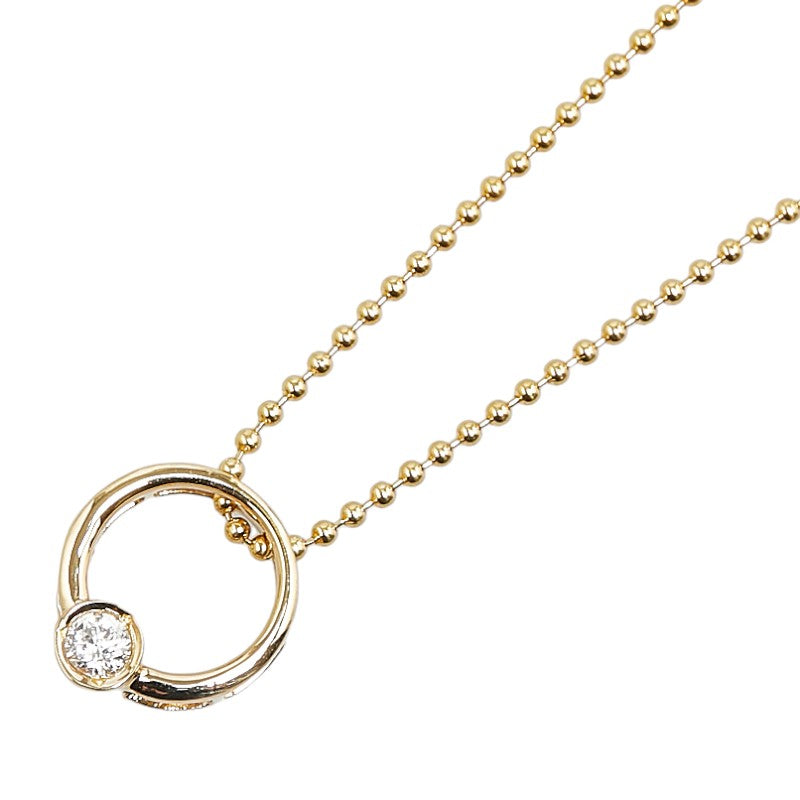 K18YG Yellow Gold Diamond Necklace