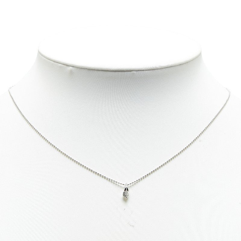 Platinum Pt900 Pt850 Diamond Necklace in Great Condition