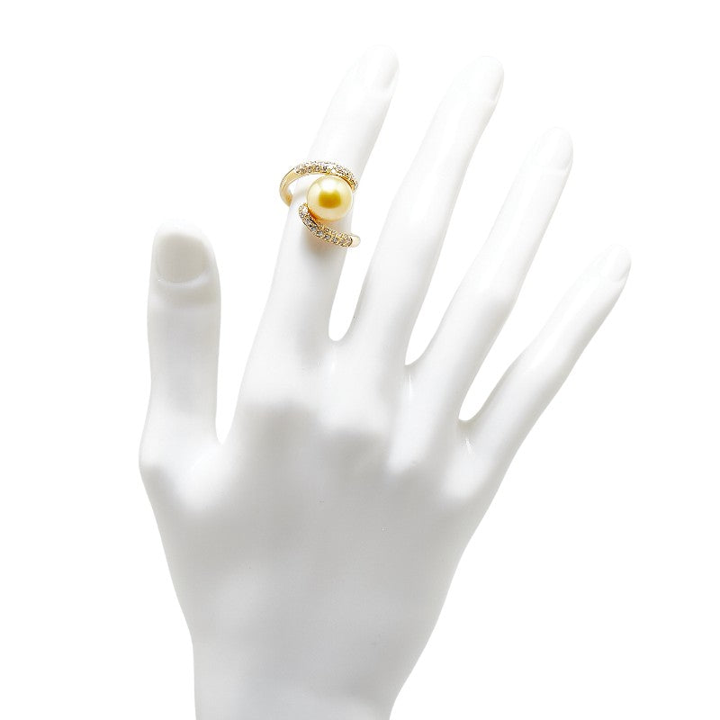 K18YG Yellow Gold Pearl Ring