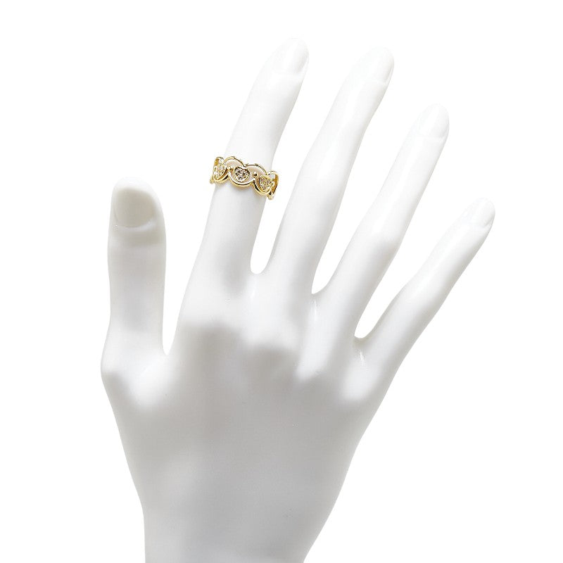 K18YG Yellow Gold Diamond Ring