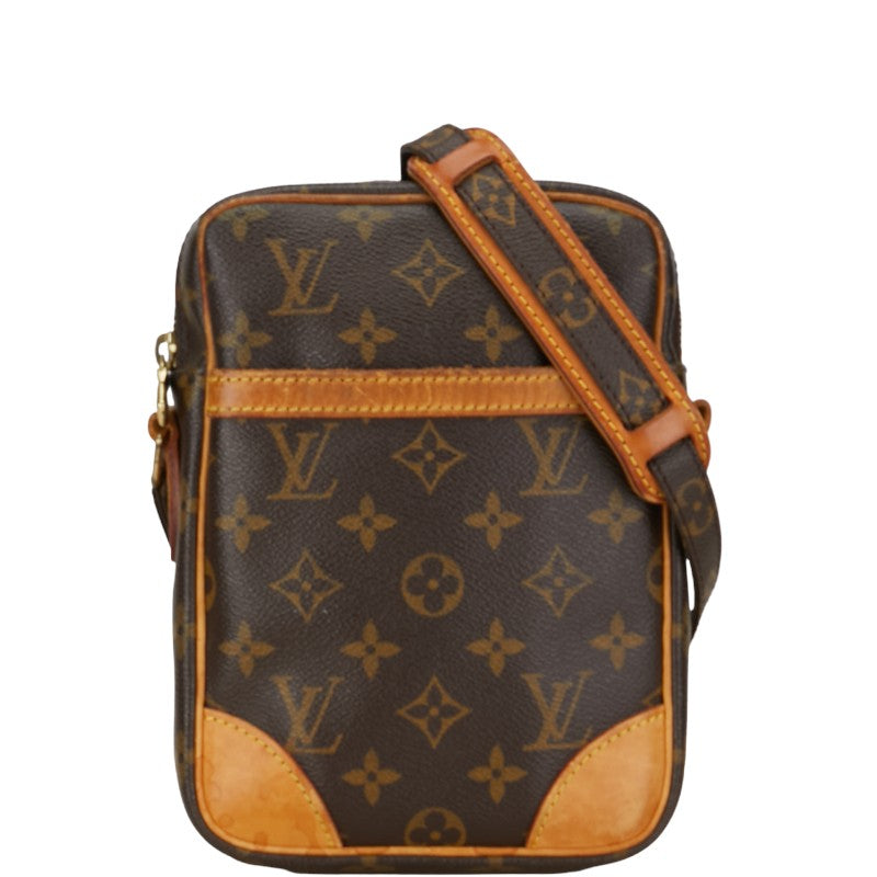 Louis Vuitton Monogram Danube Shoulder Bag M45266 Brown PVC Leather in Very Good Condition