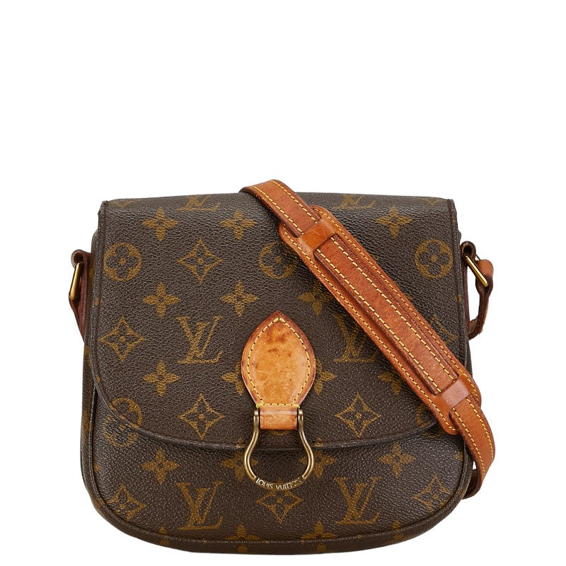 Louis Vuitton Saint Cloud MM Canvas Shoulder Bag M51243 in Good condition
