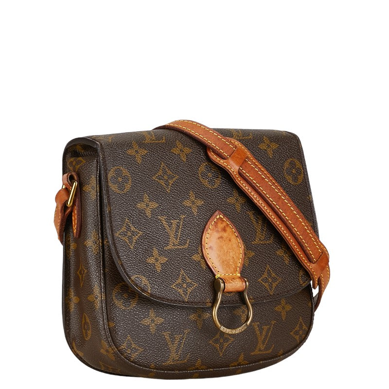 Louis Vuitton Saint Cloud MM Canvas Shoulder Bag M51243 in Good condition