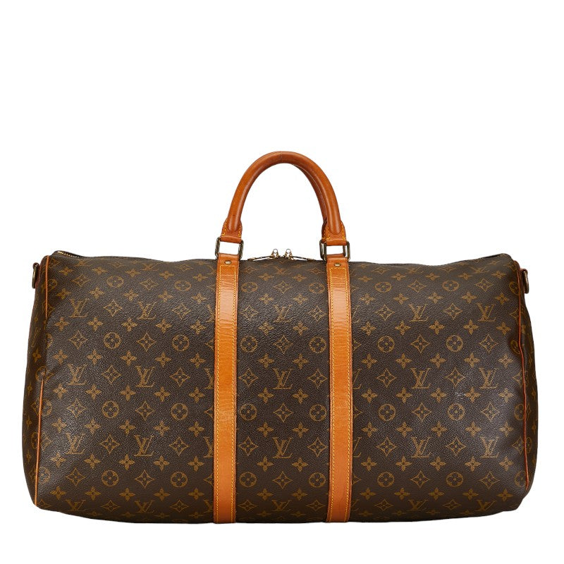 Louis Vuitton Keepall 55 Canvas Travel Bag M41424 in Fair condition