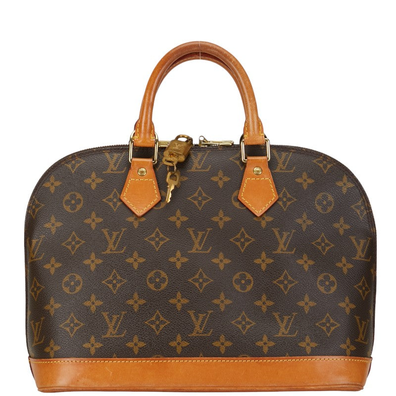 Louis Vuitton Alma Canvas Handbag M51130 in Good condition