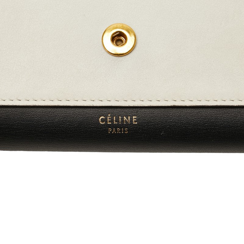 Celine Trifold Multifunction Long Wallet 105853 in Very Good Condition