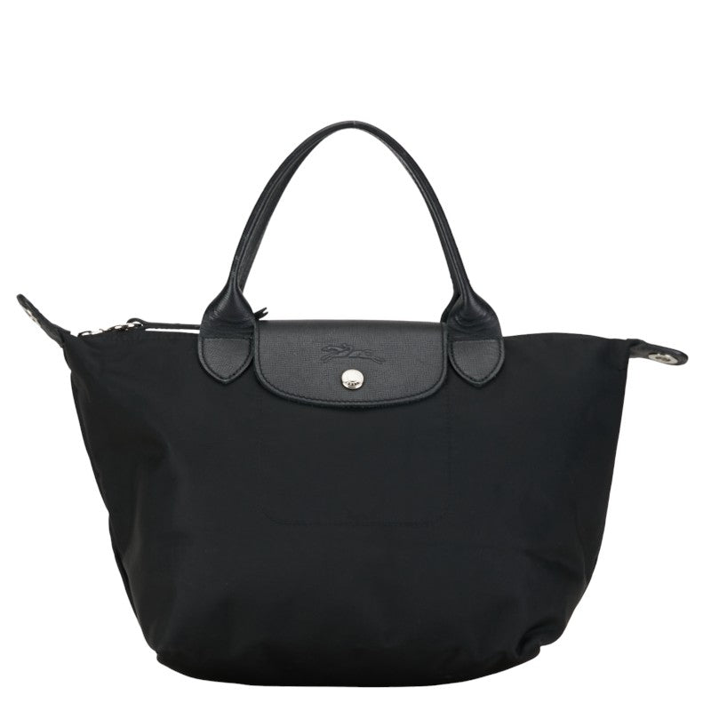 Longchamp Canvas Leather Le Pliage M Tote Bag