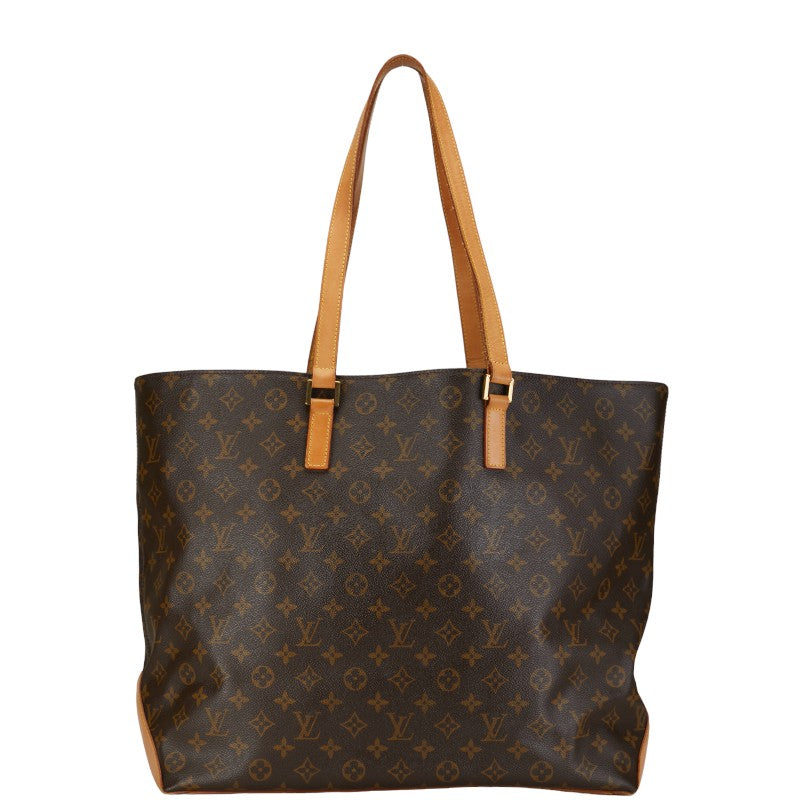 Louis Vuitton Monogram Cabas Alto Tote Bag M51152 Brown PVC Leather in Very Good Condition