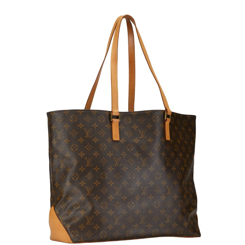 Louis Vuitton Monogram Cabas Alto Tote Bag M51152 Brown PVC Leather in Very Good Condition