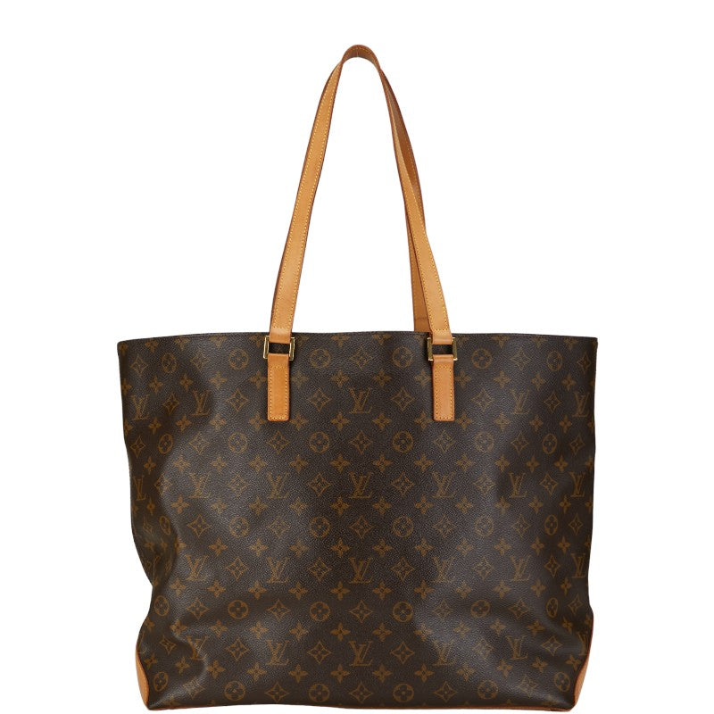 Louis Vuitton Monogram Cabas Alto Tote Bag M51152 Brown PVC Leather in Very Good Condition