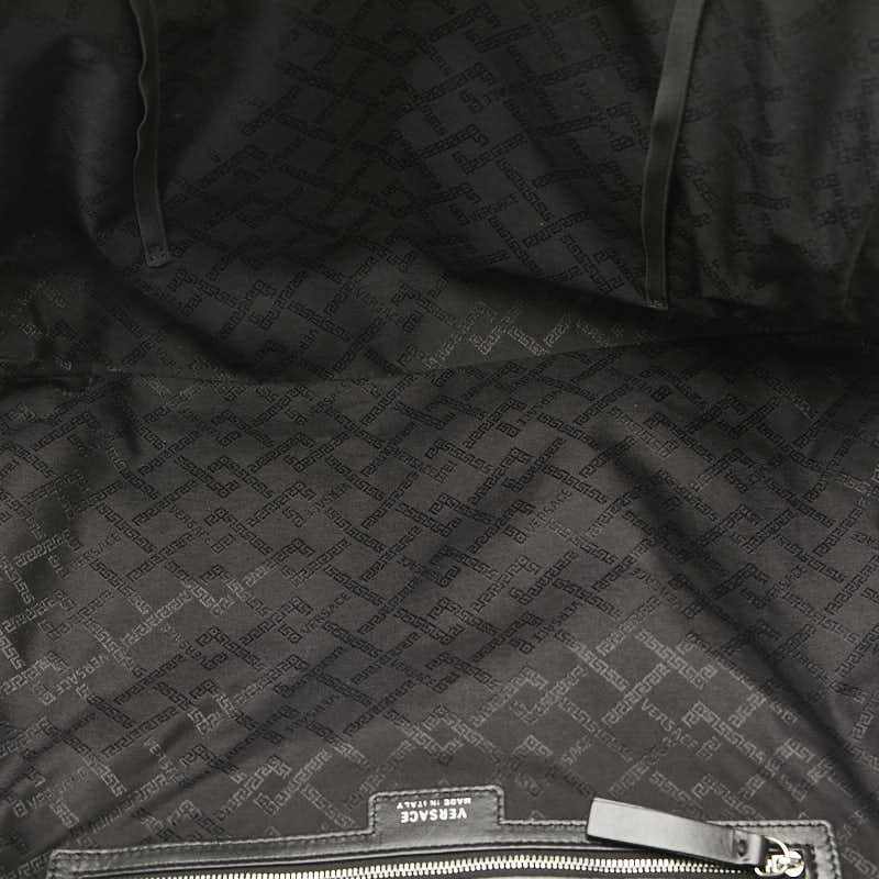 Versace Medusa Leather Handbag Black in Very Good Condition