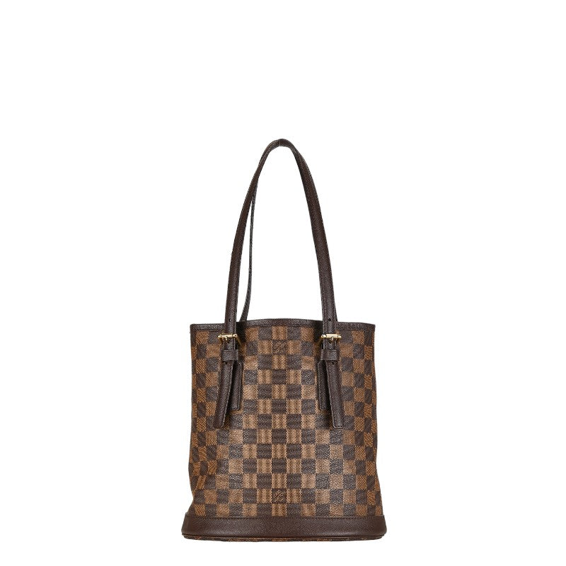 Louis Vuitton Damier Mare Handbag N42240 Brown PVC Leather in Very Good Condition