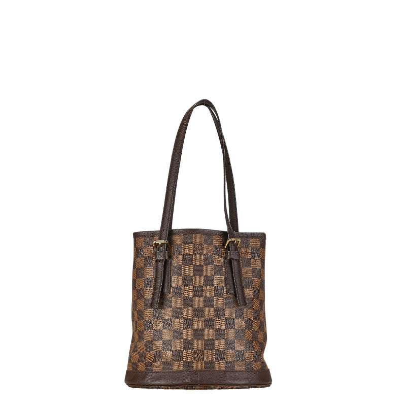 Louis Vuitton Damier Mare Handbag N42240 Brown PVC Leather in Very Good Condition