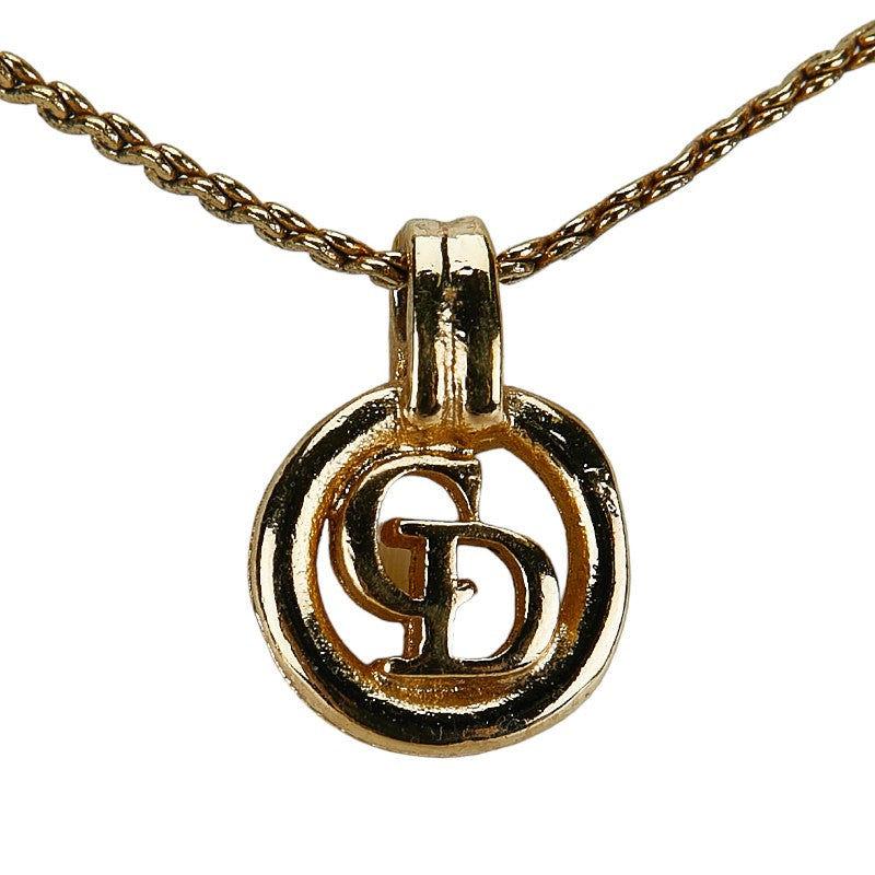 Dior CD Logo Gold Necklace