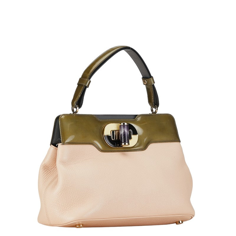 Bvlgari Isabella Rossellini Leather Handbag