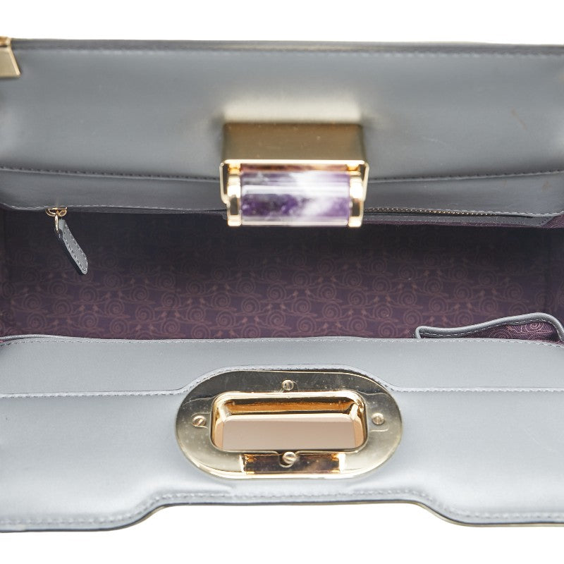 Bvlgari Isabella Rossellini Leather Handbag