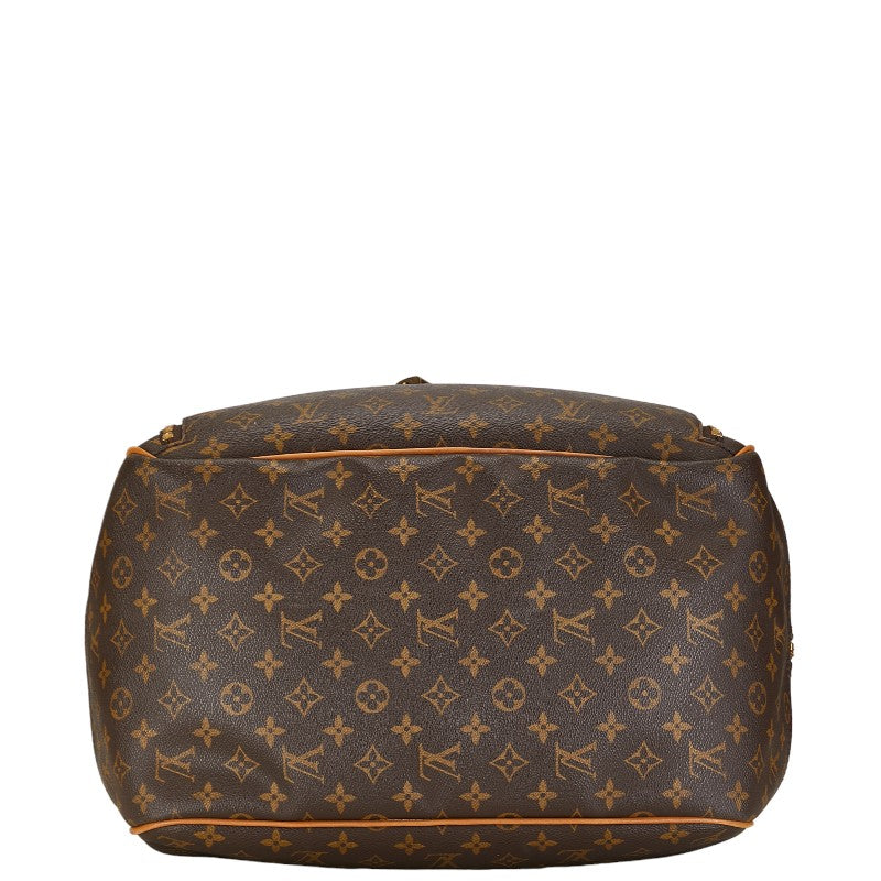 Louis Vuitton Monogram Evasion Boston Travel Bag M41443 Brown PVC Leather in Very Good Condition