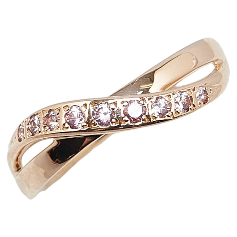 K18PG Pink Gold Pink Sapphire Ring 8