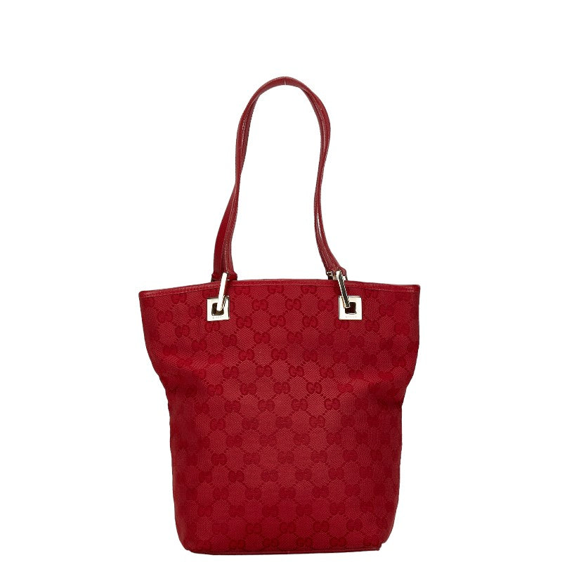 Gucci GG Canvas Tote Bag  Canvas Handbag 2214 in Good condition