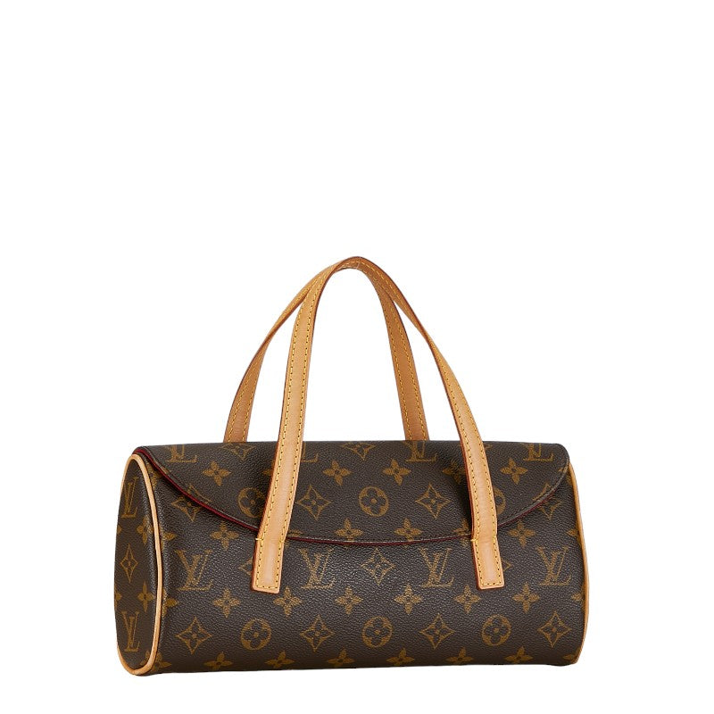 Louis Vuitton Monogram Sonatine Handbag Brown in Very Good Condition