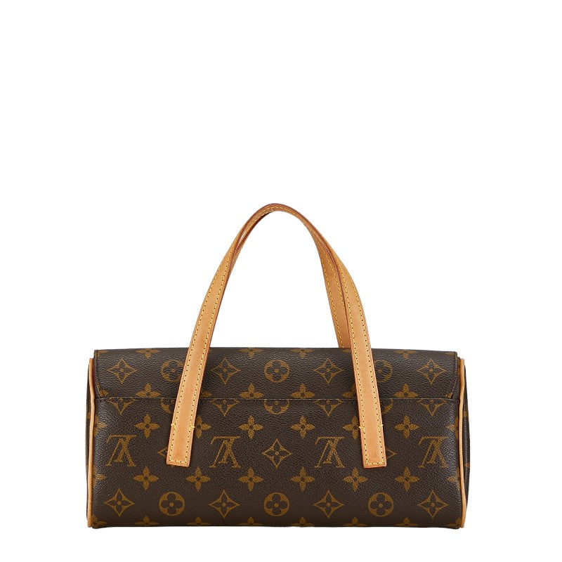 Louis Vuitton Monogram Sonatine Handbag Brown in Very Good Condition