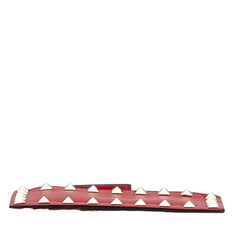 Valentino Rockstuds Leather Coin Card Case