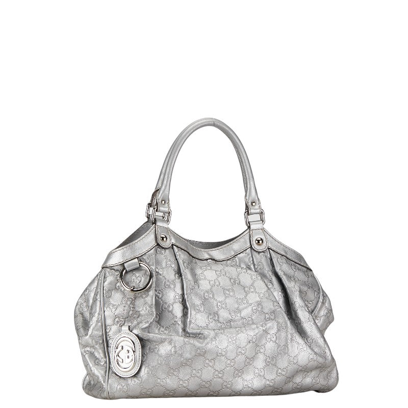 Gucci Guccissima Leather Sukey Handbag Leather Tote Bag 211944 in Good condition