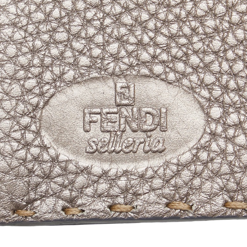 Fendi Leather Selleria Bifold Wallet 8M0144 in Very Good Condition