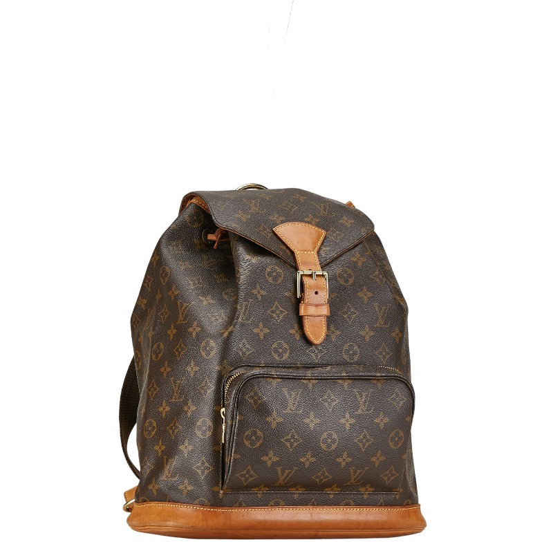 Louis Vuitton Montsouris GM Canvas Backpack M51135 in Good condition