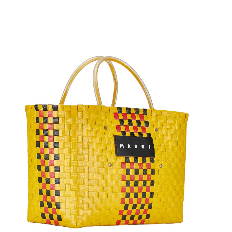 Marni Market Basket Bag  Plastic Handbag in Good condition