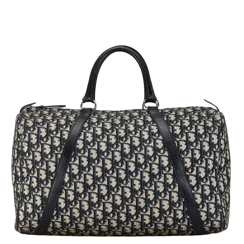 Dior Oblique Canvas Boston Bag Canvas Travel Bag in Good condition