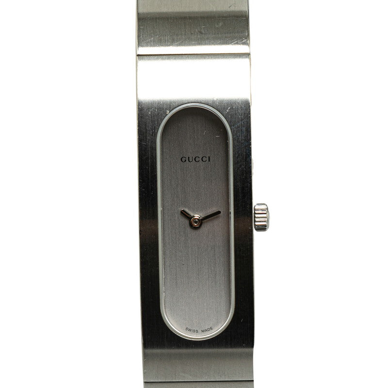 Gucci Stainless Steel Quartz Bangle Watch 2400S in Very Good Condition