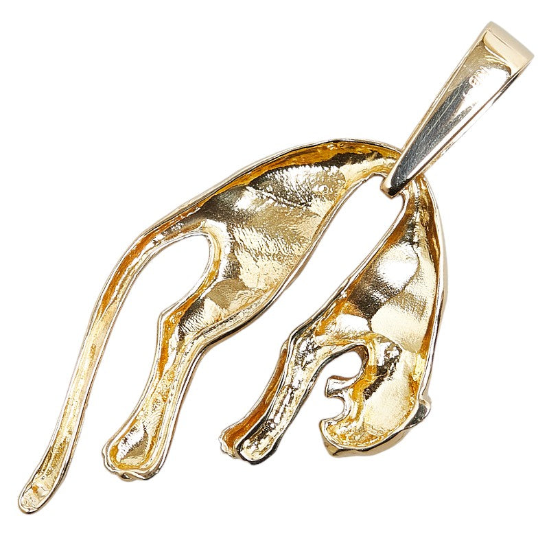 LuxUness 18k Gold Panther Pendant Metal Pendant in Excellent condition